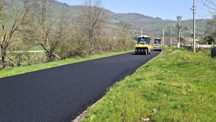 Gürcüçiftlik Köyü’nde 3,5 Kilometrelik Sıcak Asfalt Çalışması Tamamlandı