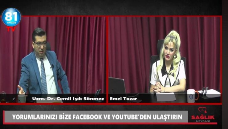 81 Düzce TV Sağlık Meydanı Programında Dr. Cemil Işık Sönmez Obezite ve Sigara Konusunu Anlattı