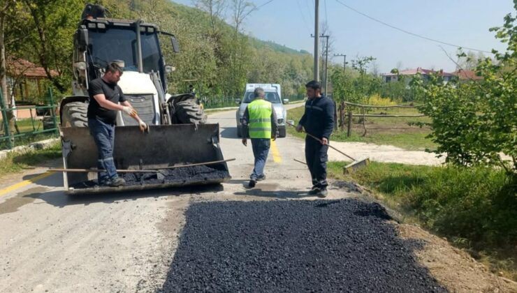 Gölyaka Değirmentepe’de Yol Çalışmaları Tamamlandı
