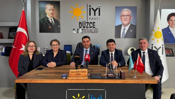 İYİ Parti STK’lardan Sorumlu Genel Başkan Yardımcısı Alper Akdoğan Düzce’de