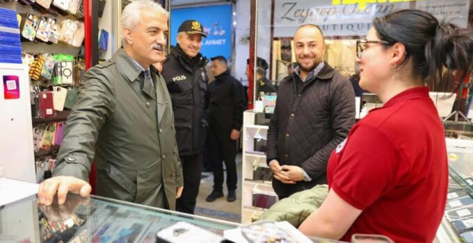 Vali Makas’tan Esnafa Ziyaret: “Her Zaman Yanınızdayız”