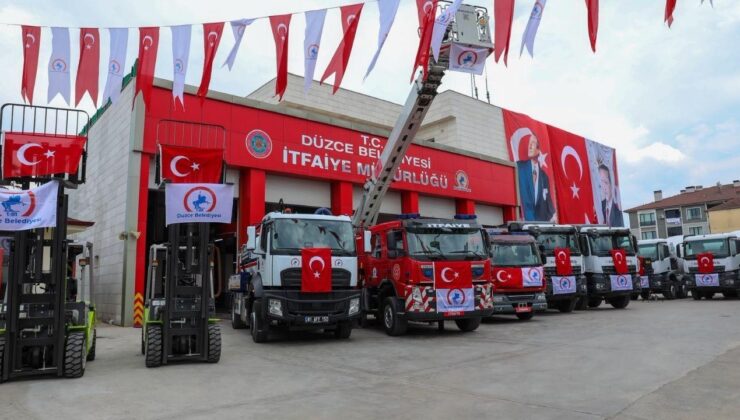 Düzce Belediyesi Hizmet Filosunu Güçlendirdi