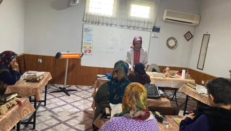 Çilimli’de Kursiyerlere Sağlık Taraması ve Farkındalık Eğitimi